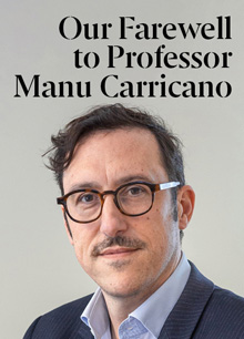 Our Farewell to Professor Manu Carricano